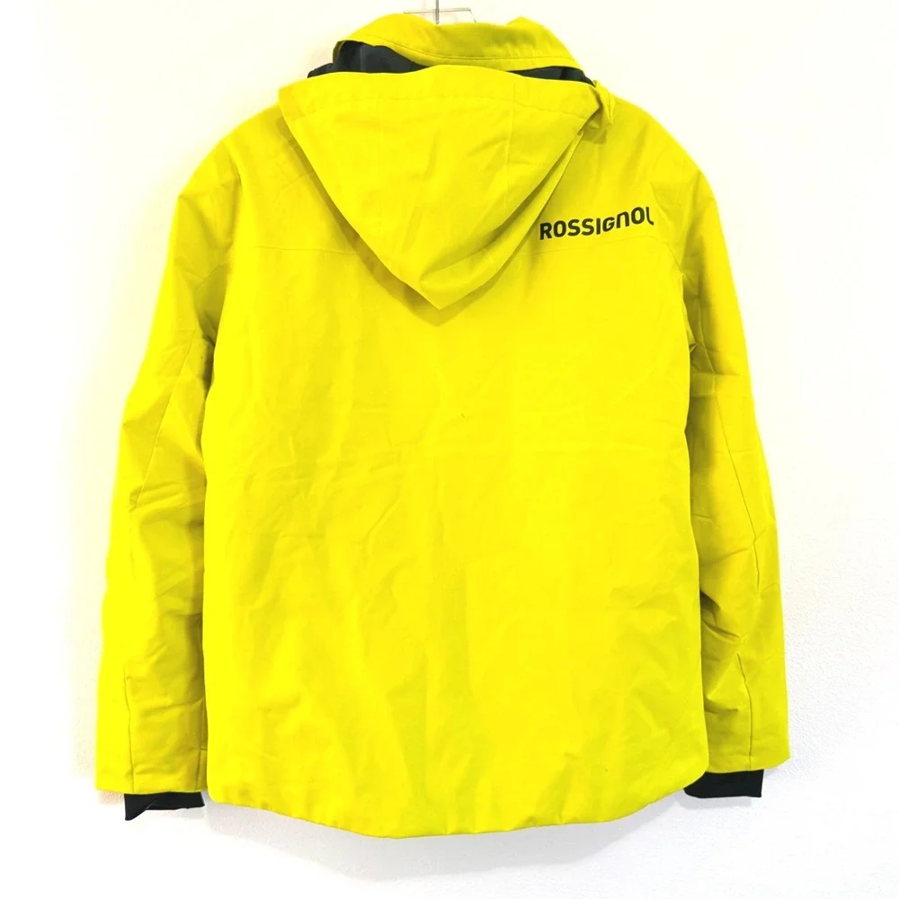 Rossignol Men's Strawpile Insulated Hooded Ski & Snowboard Jacket - Yellow